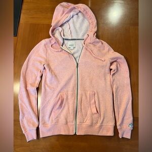 Light pink Roxy hoodie, size extra small